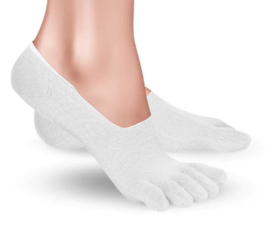 Knitido Essentials No-Show - Toe Socks - Cotton