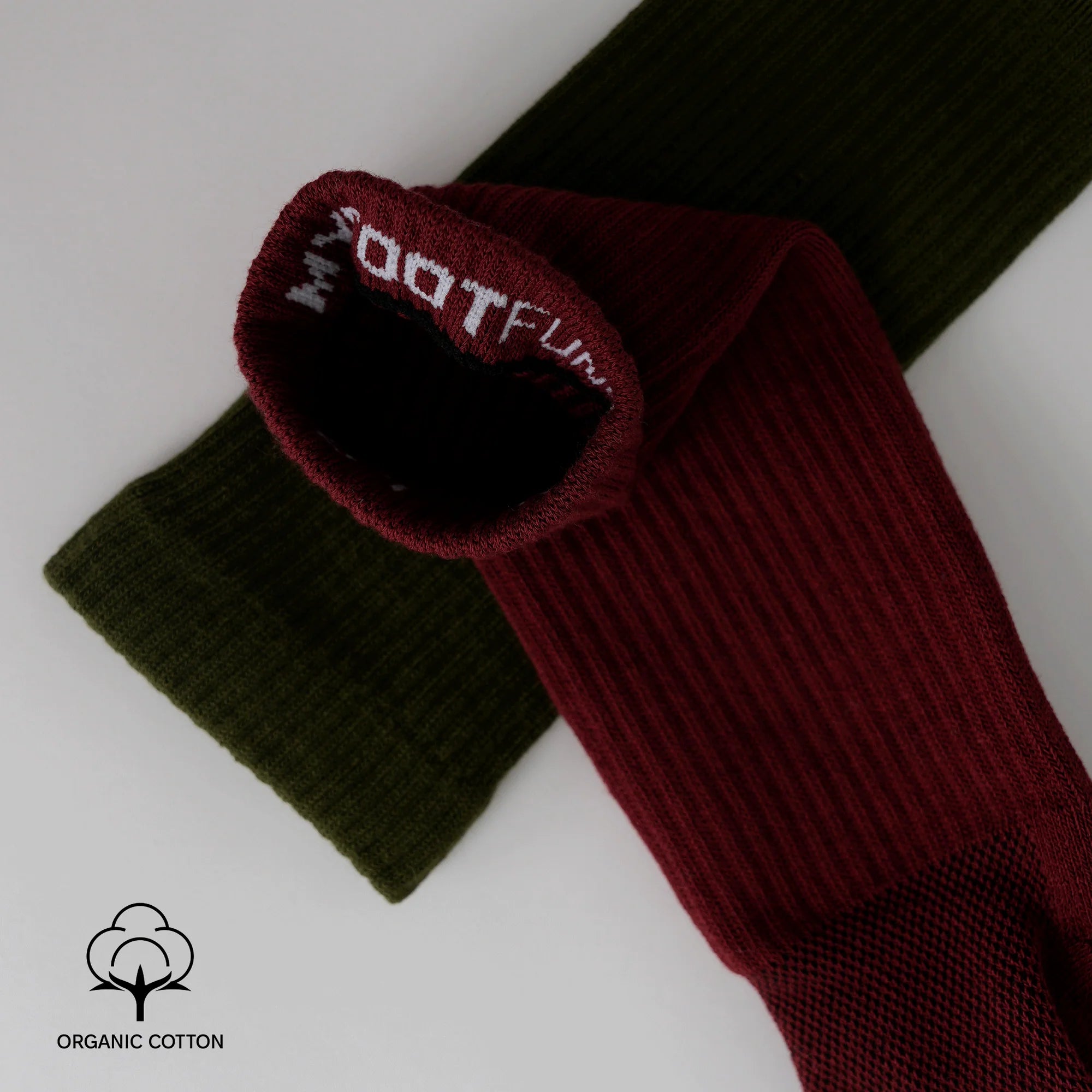 My Foot Function Tåsokker – Crew Length – Mosswood