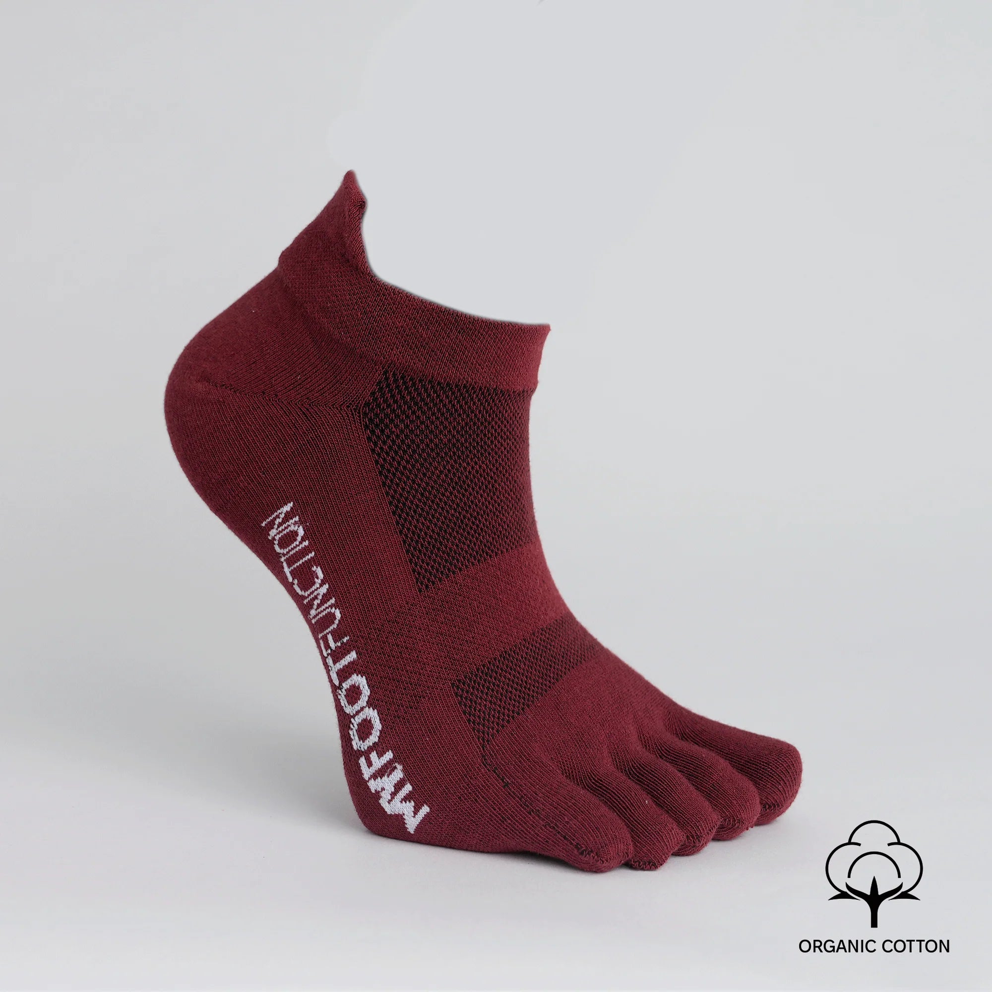 My Foot Function Tåsokker – No-Show Length – Redwood Clay