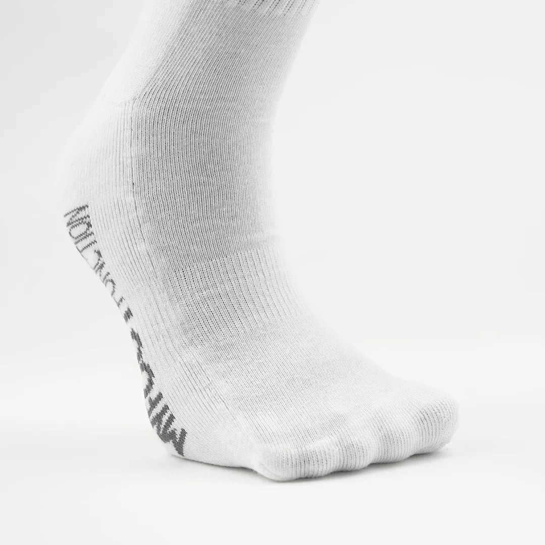Calzini larghi My Foot Function - Lunghezza girocollo - Bianco