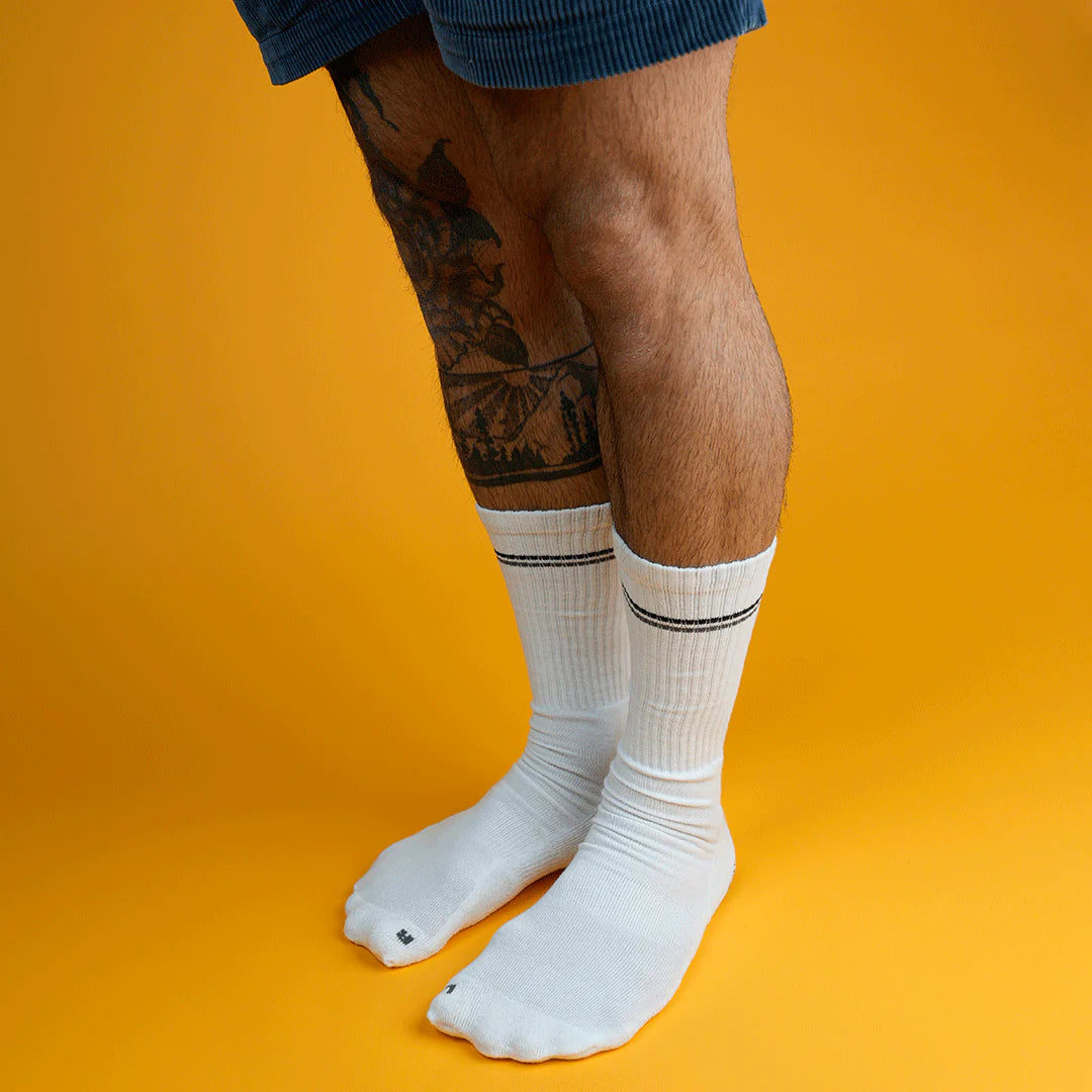 Calzini larghi My Foot Function - Lunghezza girocollo - Bianco