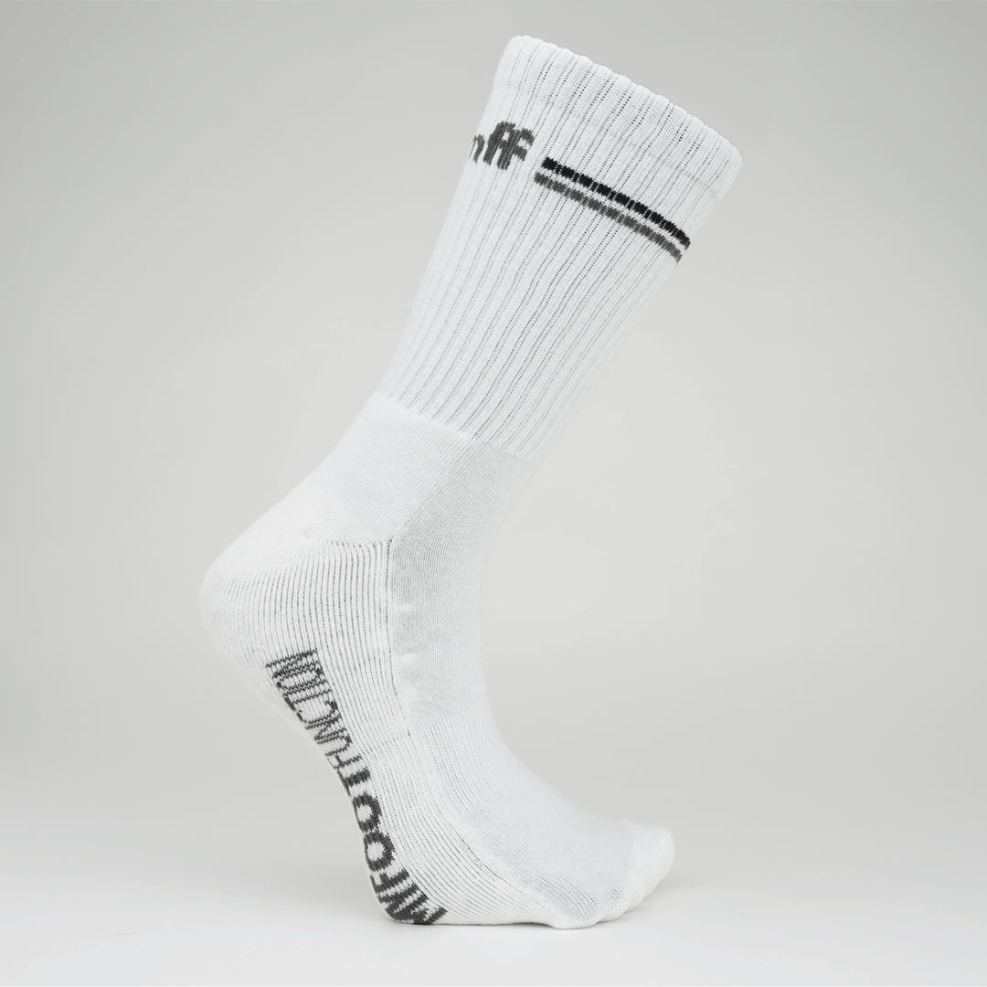 Calzini larghi My Foot Function - Lunghezza girocollo - Bianco