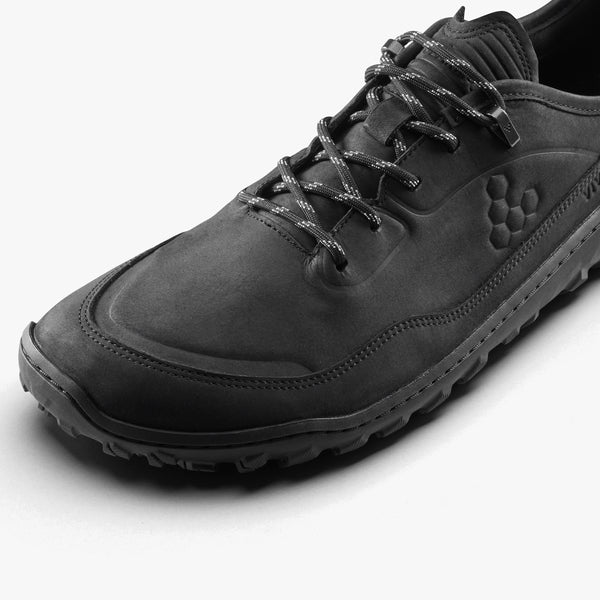 Vivobarefoot Tracker Leather AT Low II Mens – Obsidian