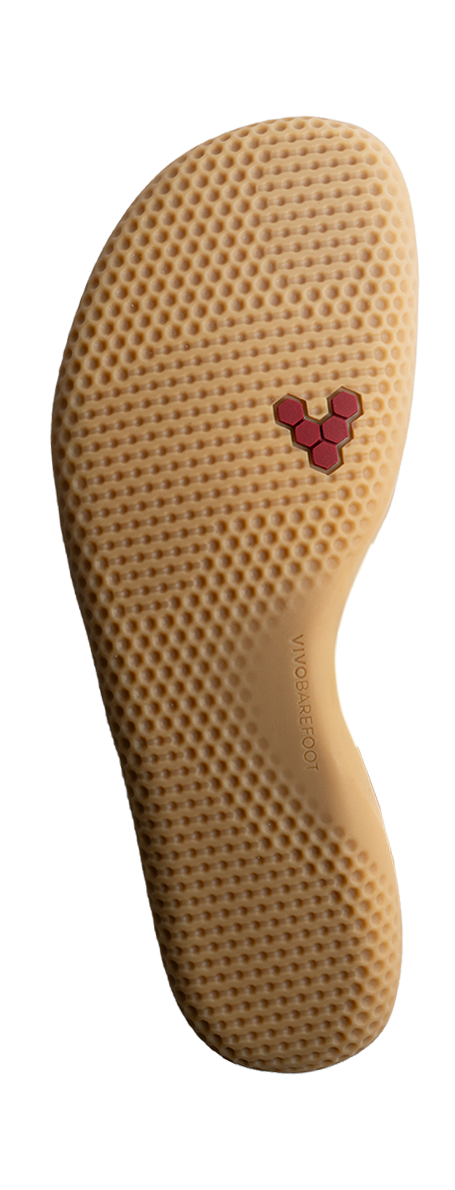 Vivobarefoot Asana Yin Ballerina in pelle da donna - Marrone chiaro