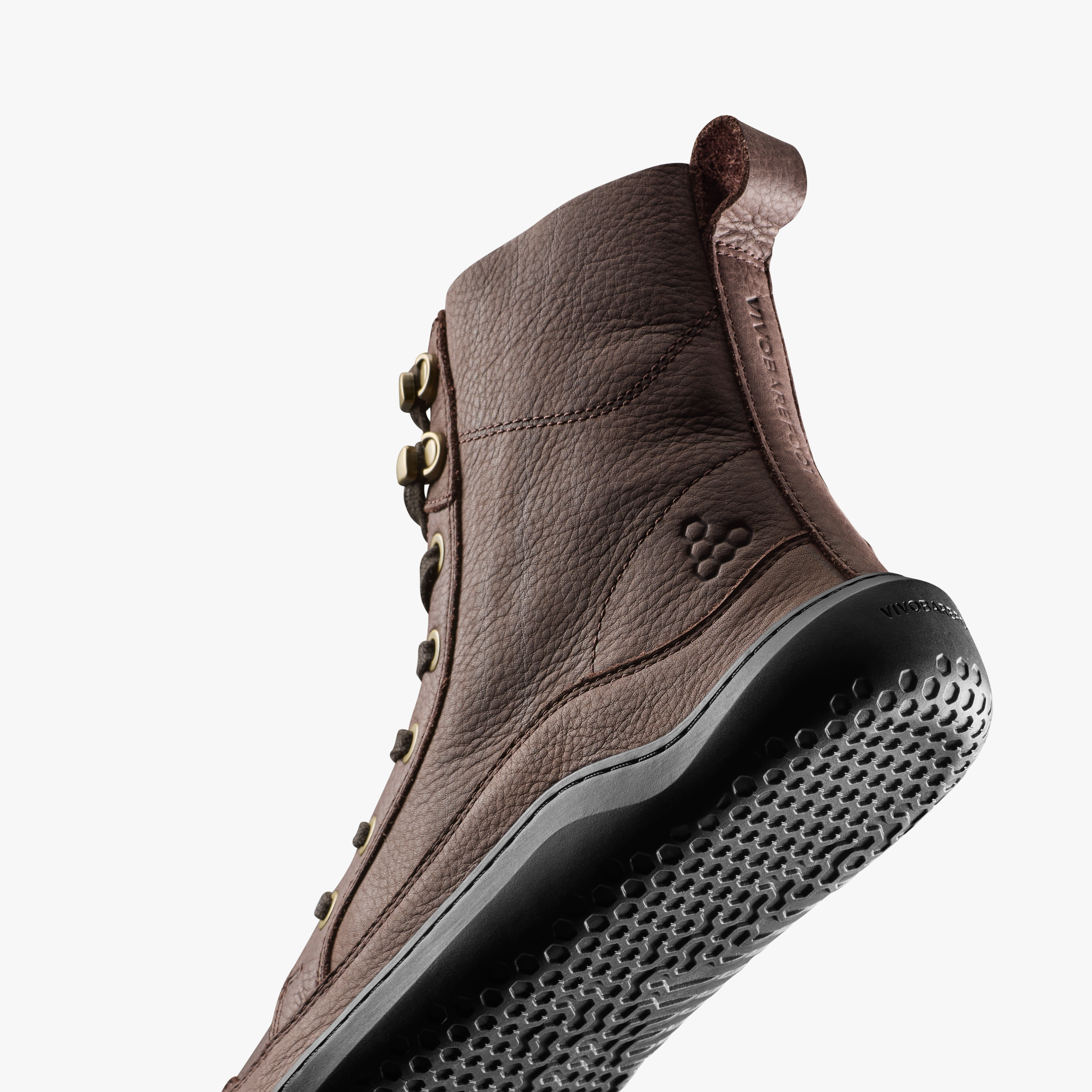 Vivobarefoot Gobi Boot II Womens barfodssko til kvinder i farven mole, nærbillede