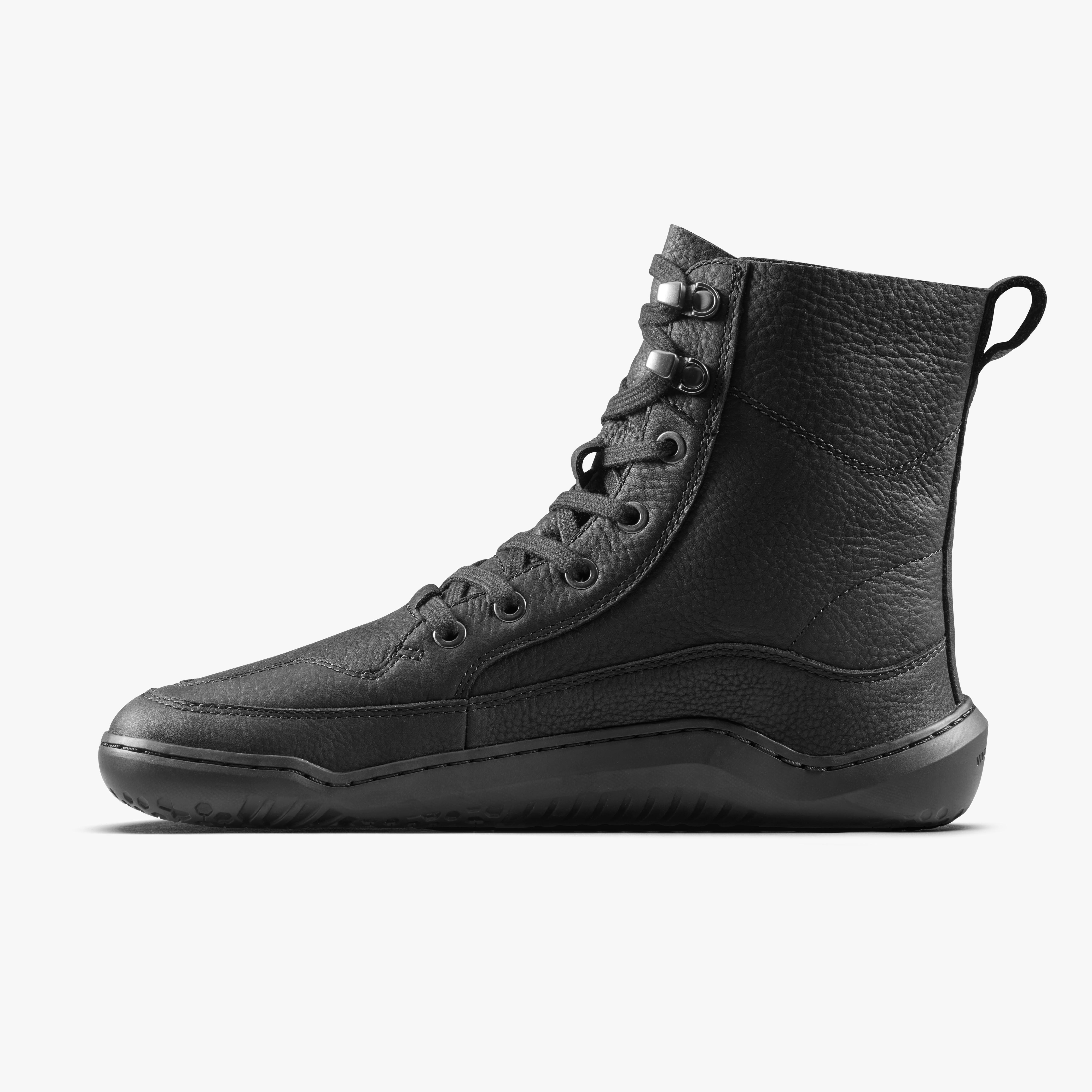 Vivobarefoot Gobi Boot II Womens barfodssko til kvinder i farven obsidian, inderside