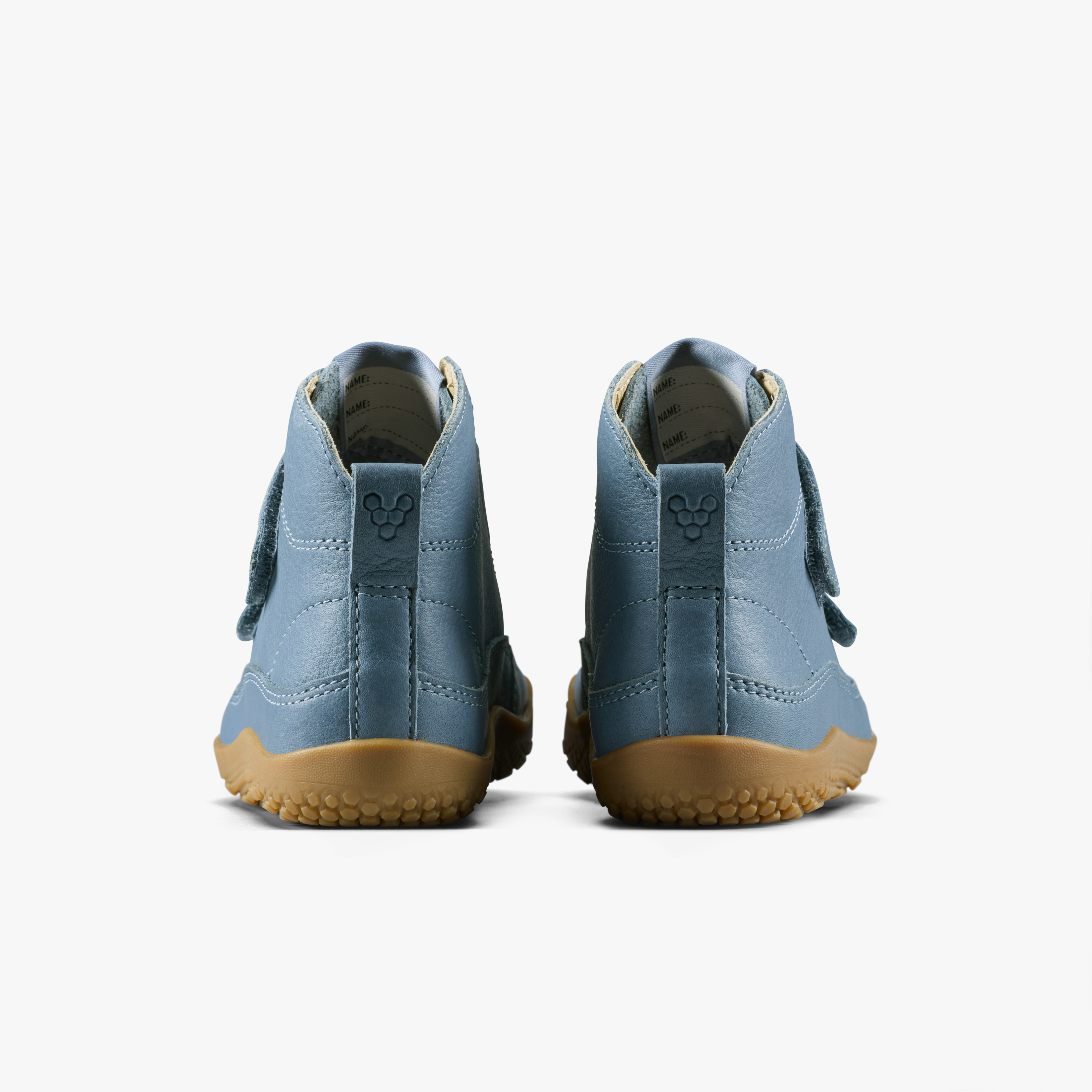 Vivobarefoot Gobi Boot Kids barfodssko til børn i farven indigo, bagfra