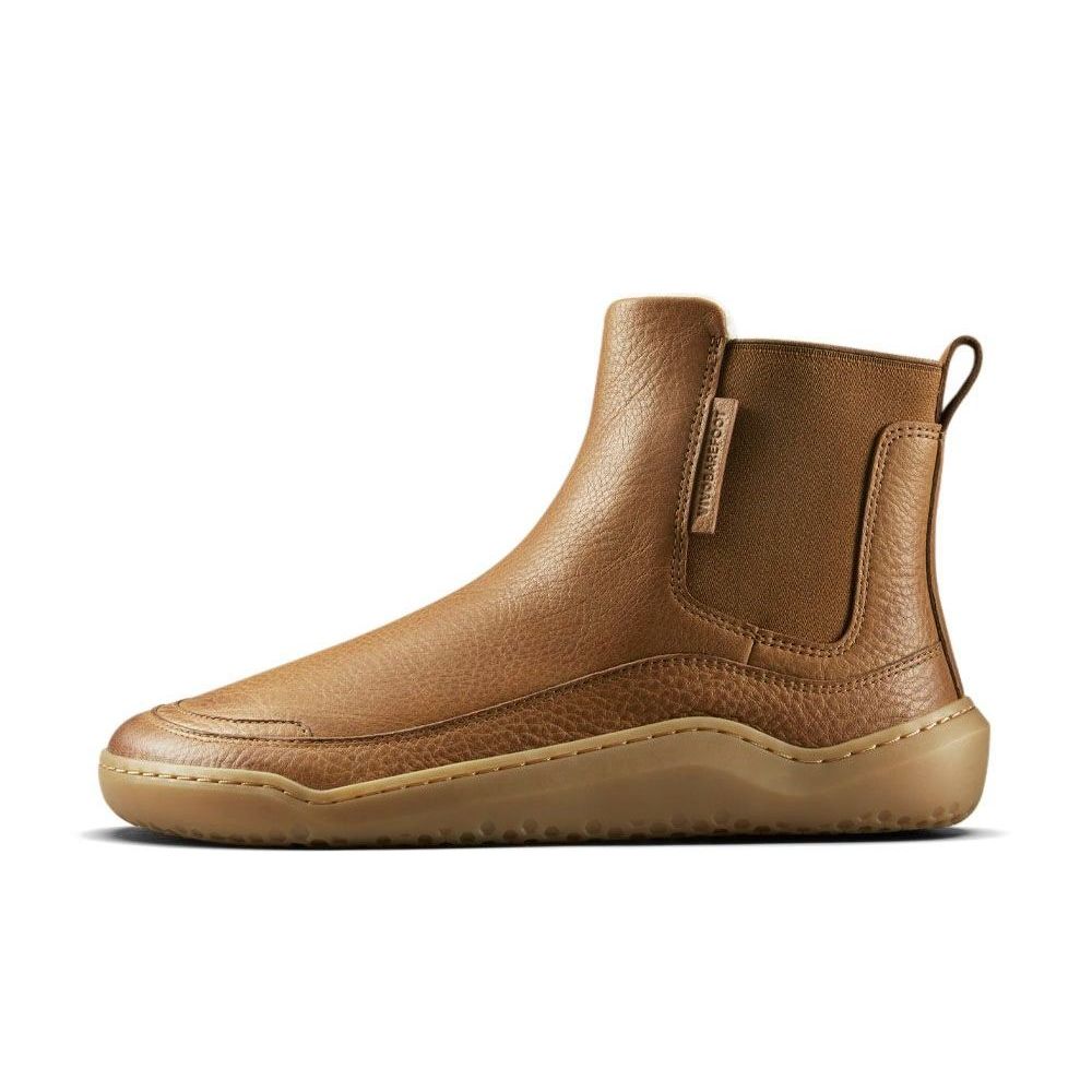 Vivobarefoot Gobi Chelsea Warmlined Uomo - Marrone Chiaro