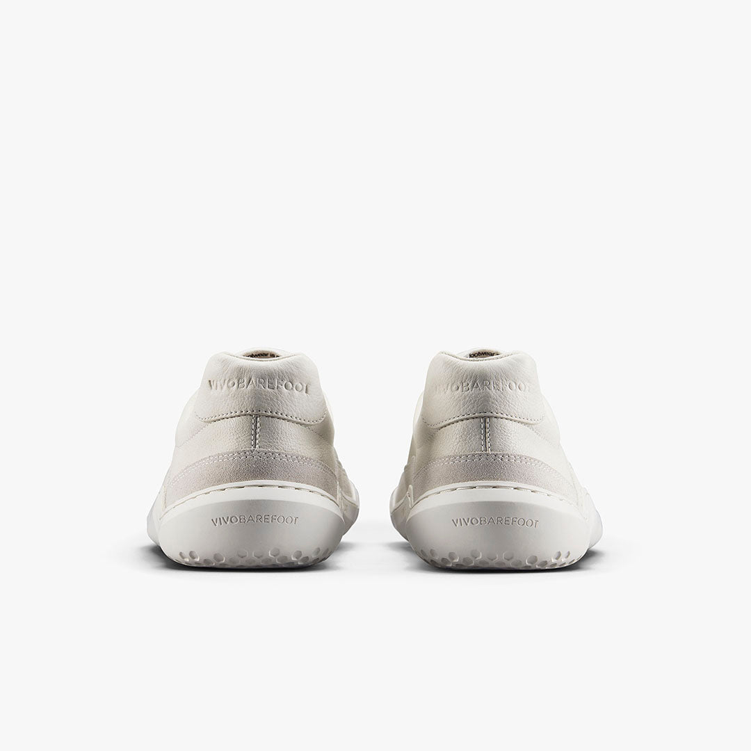 Vivobarefoot Gobi II Sneaker Premium Leather Womens – Limestone (Vaporous Grey)