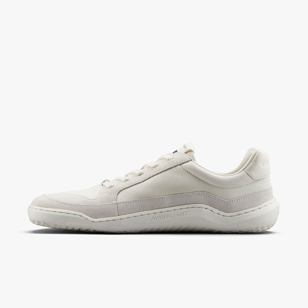 Vivobarefoot Gobi II Sneaker Premium Leather Womens – Limestone (Vaporous Grey)