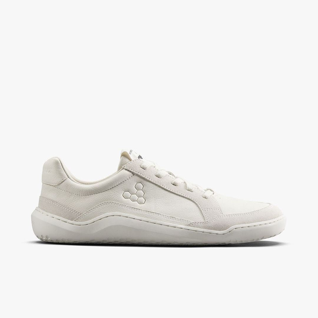 Vivobarefoot Gobi II Sneaker Premium Leather Womens – Limestone (Vaporous Grey)