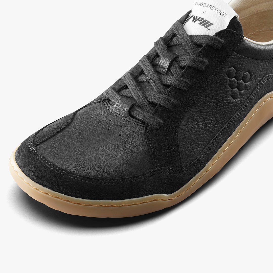 Vivobarefoot Gobi II Sneaker Premium Leather Womens – Obsidian