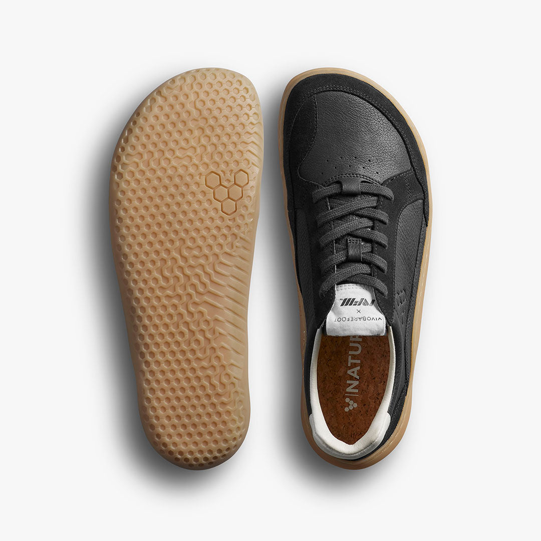 Vivobarefoot Gobi II Sneaker Premium Leather Womens – Obsidian
