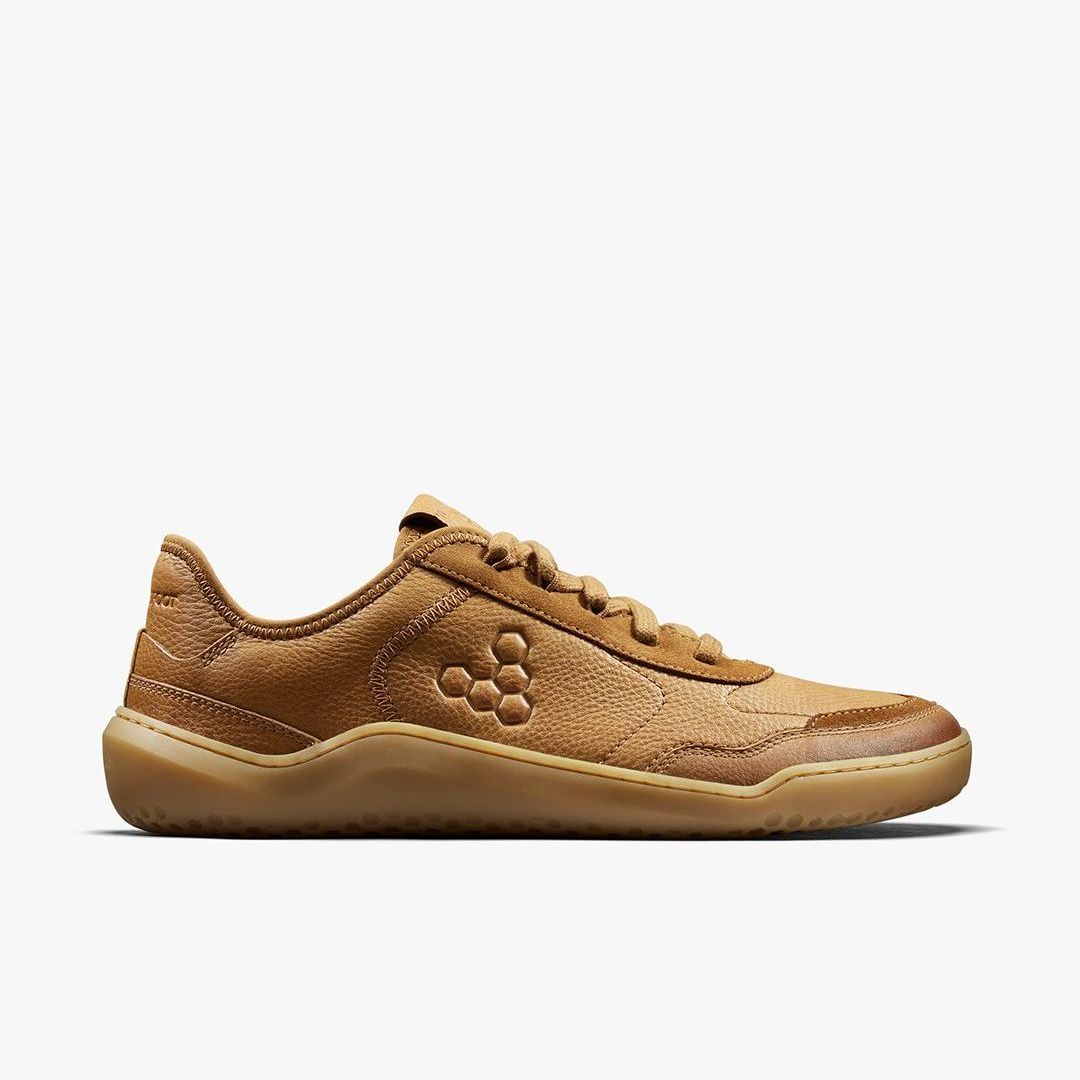 Vivobarefoot Gobi Sneaker Leather Mens - Tan