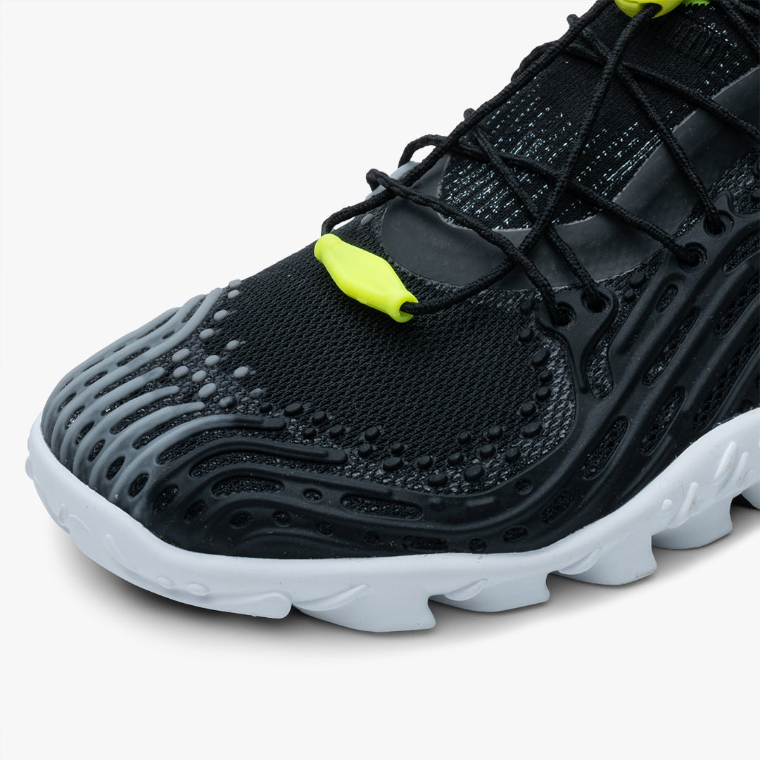 Vivobarefoot Hydra ESC Uomo – Ossidiana / Giallo sicurezza