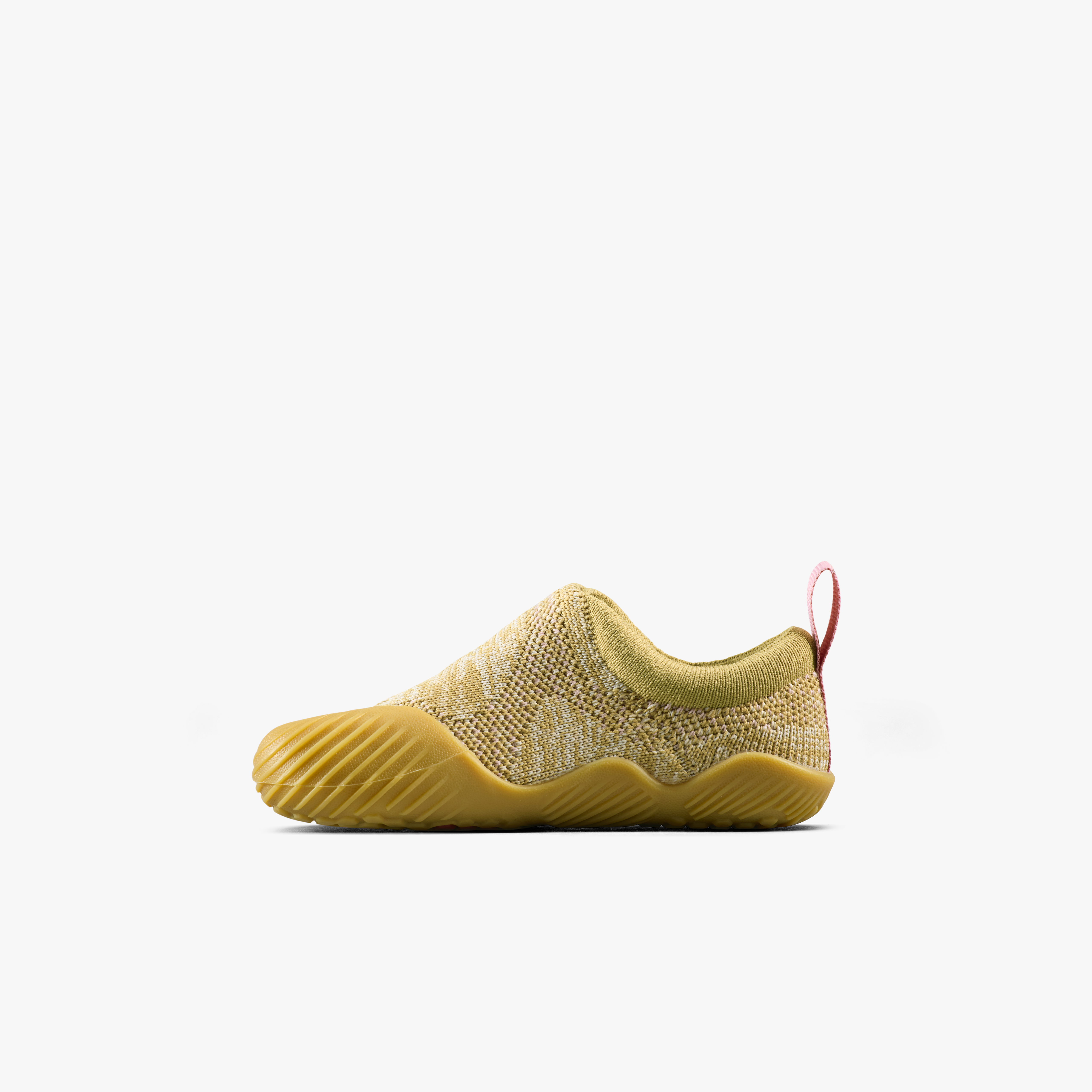 Vivobarefoot Motus Knit Toddlers barfodssko til børn i farven wood, inderside