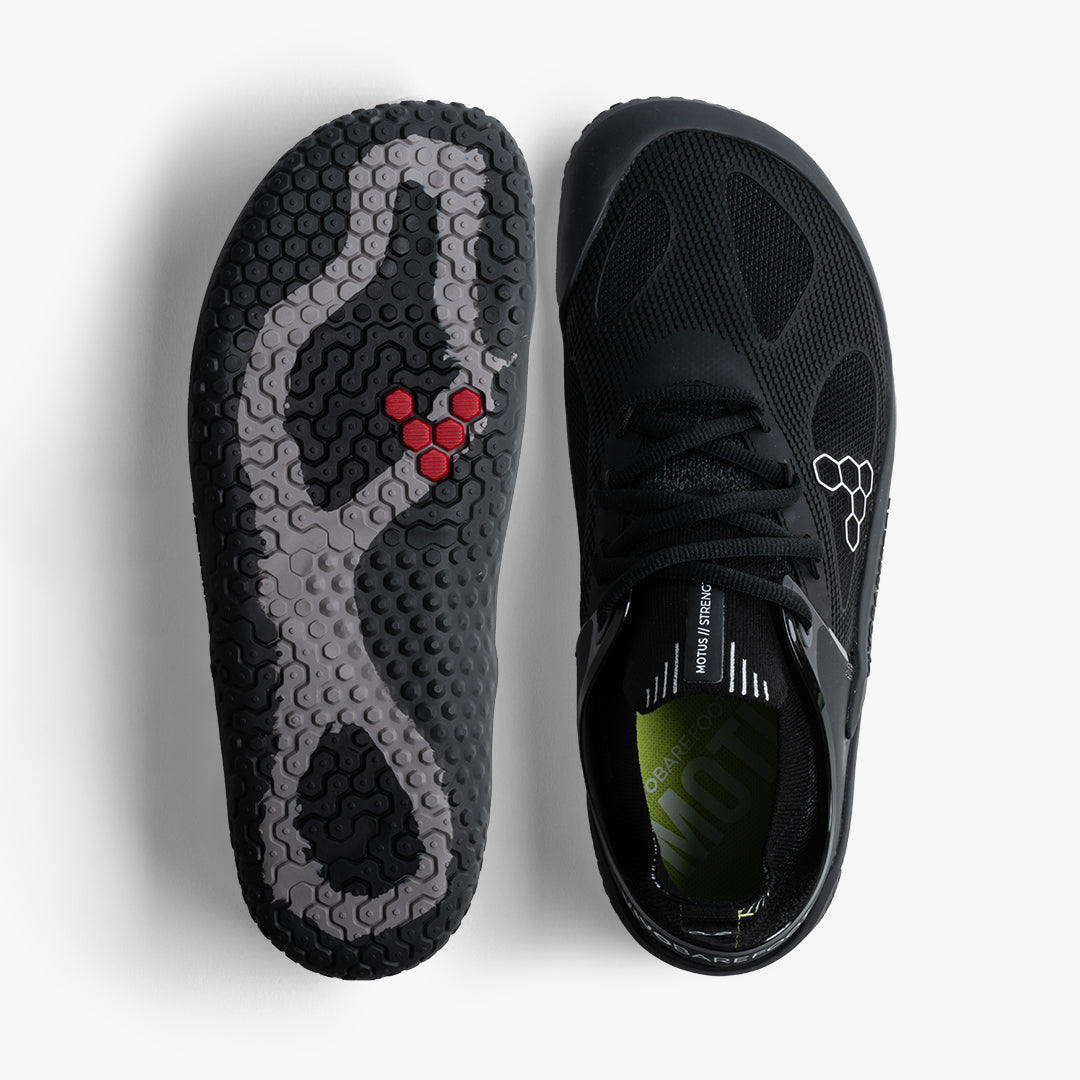Vivobarefoot Motus Strength Uomo – Ossidiana / Grigio