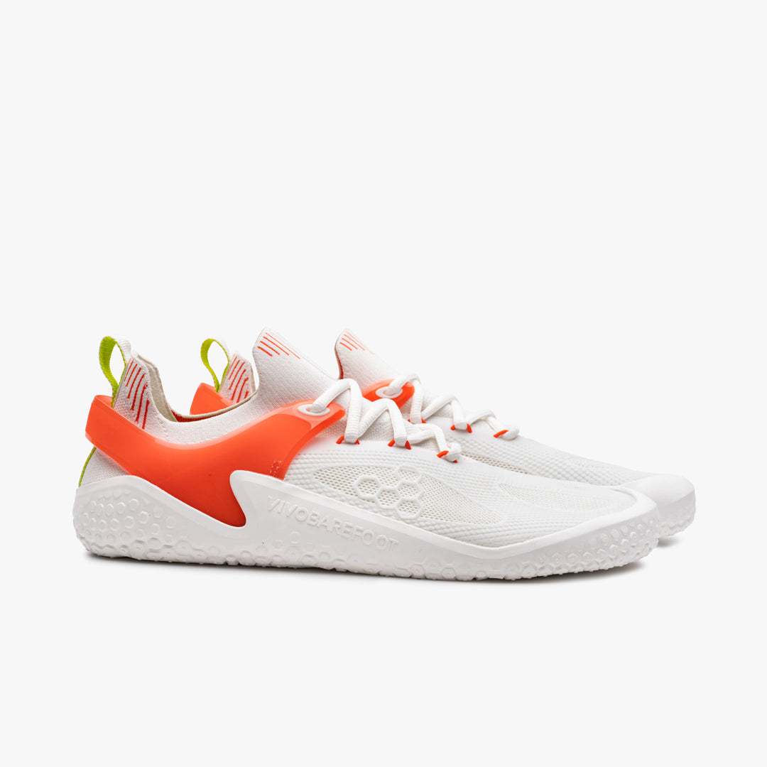 Vivobarefoot Motus Strength Uomo – Bianco / Scarlet Ibis