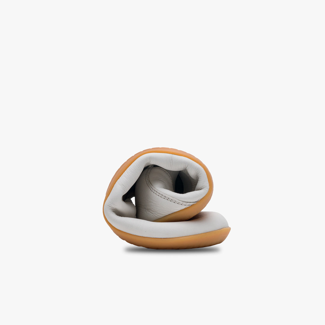 Vivobarefoot Opanka Ballerina Womens – Limestone