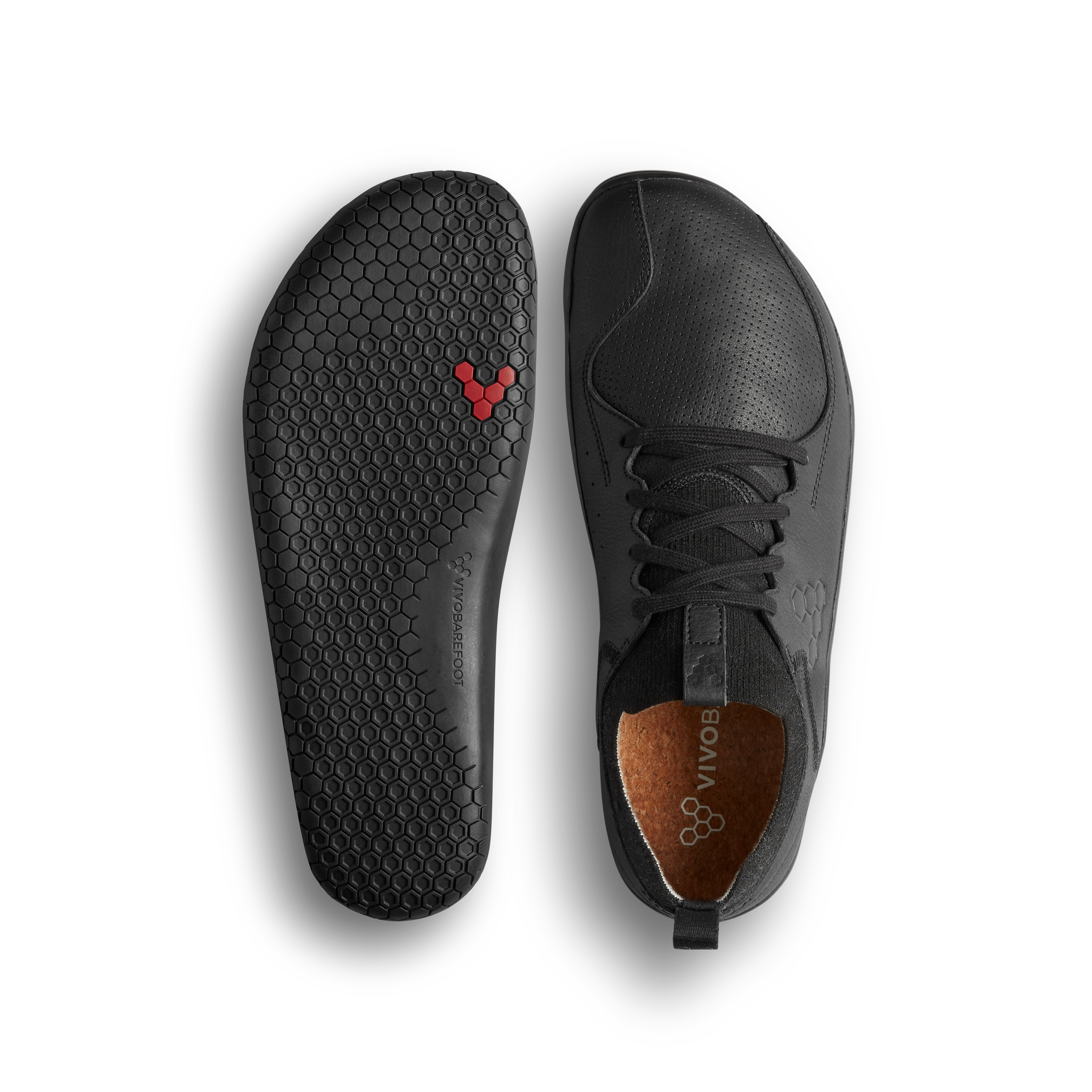 Vivobarefoot Primus Asana Pelle da uomo - Ossidiana