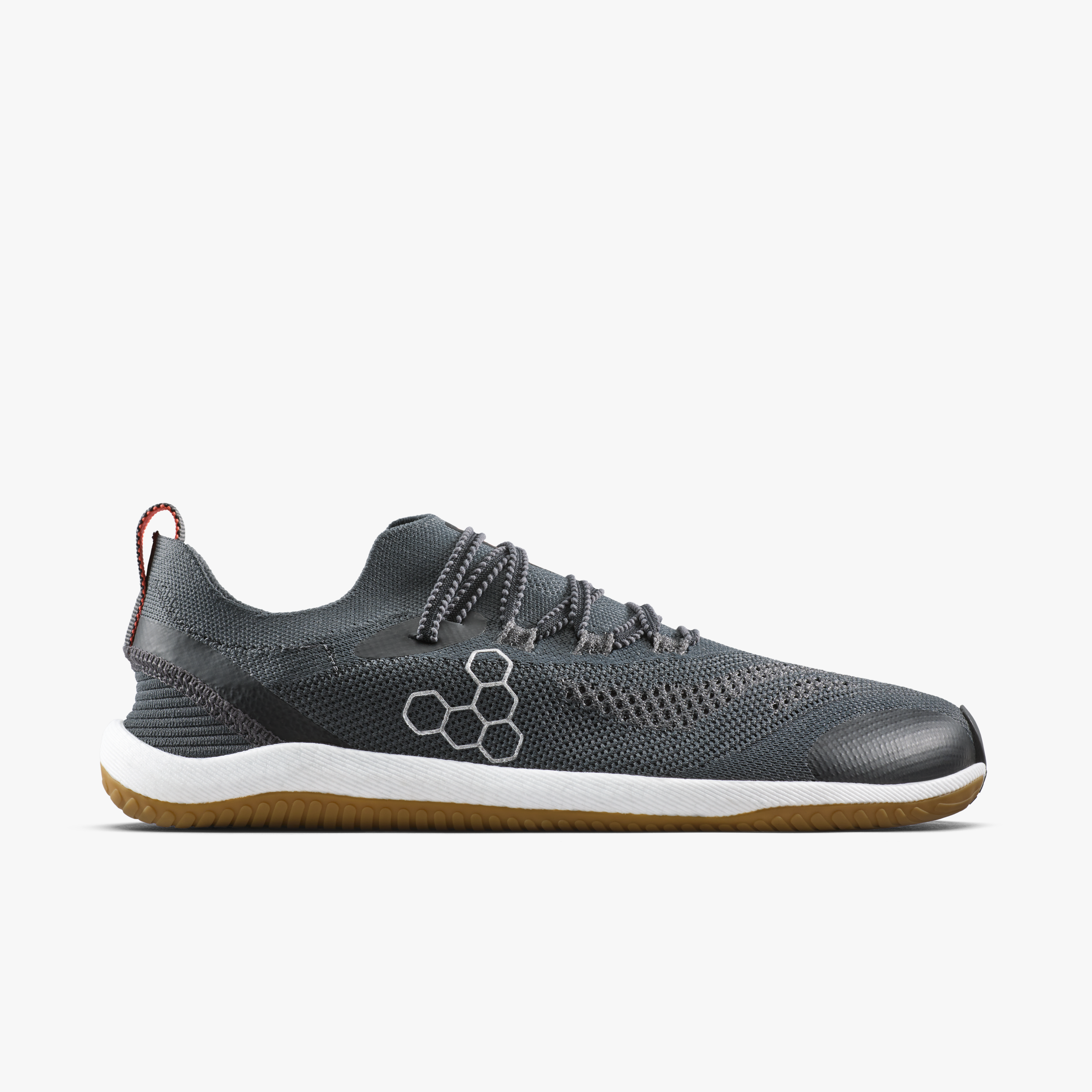 Vivobarefoot Primus Flow Knit Womens barfodssko til kvinder i farven eclipse/gum, yderside