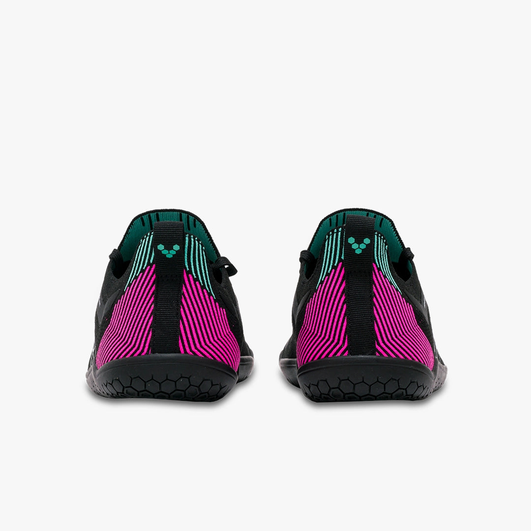 Vivobarefoot Primus Lite Knit Womens – Obsidian / Vibrant Pink