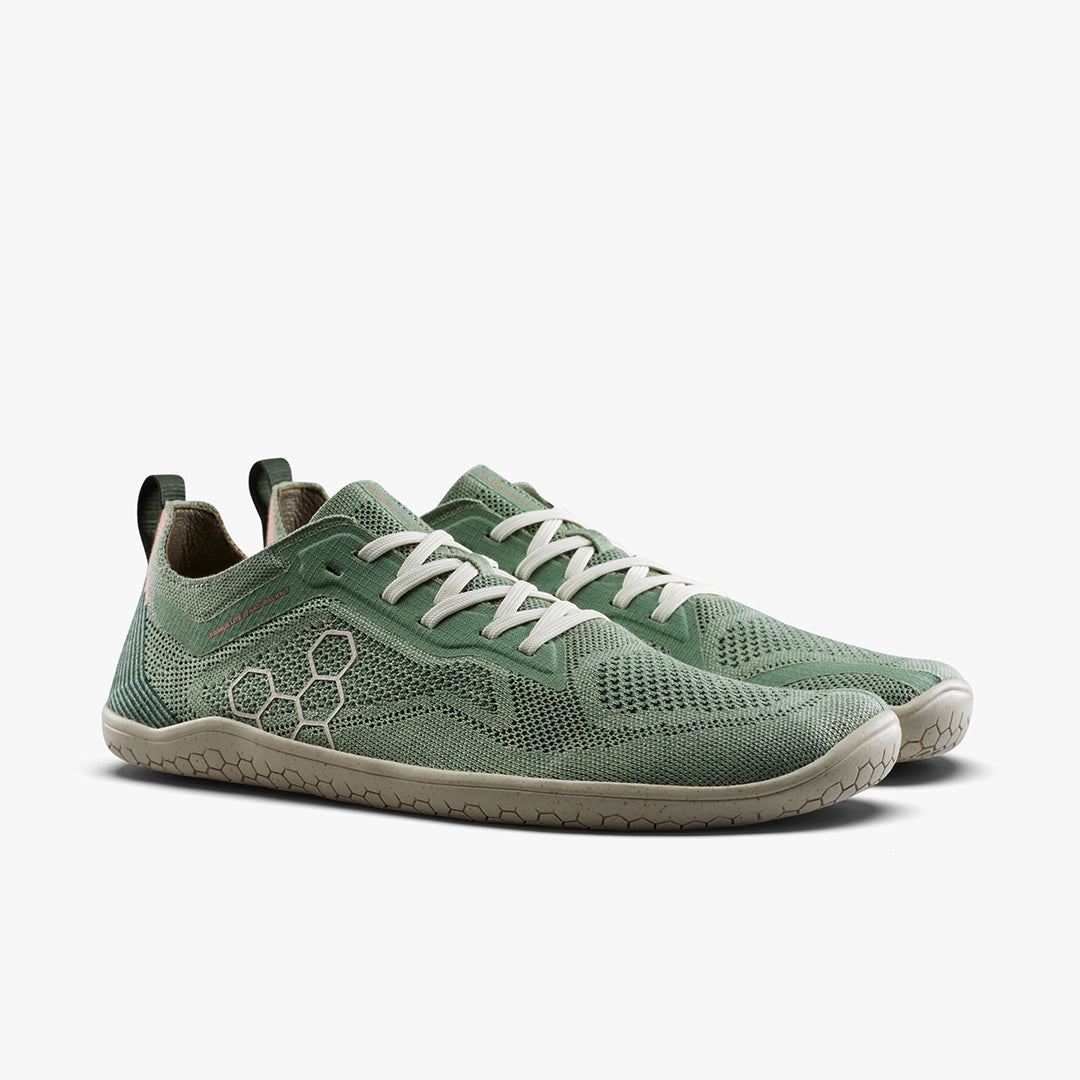 Vivobarefoot Primus Lite Knit Natural Womens – Dusty Green