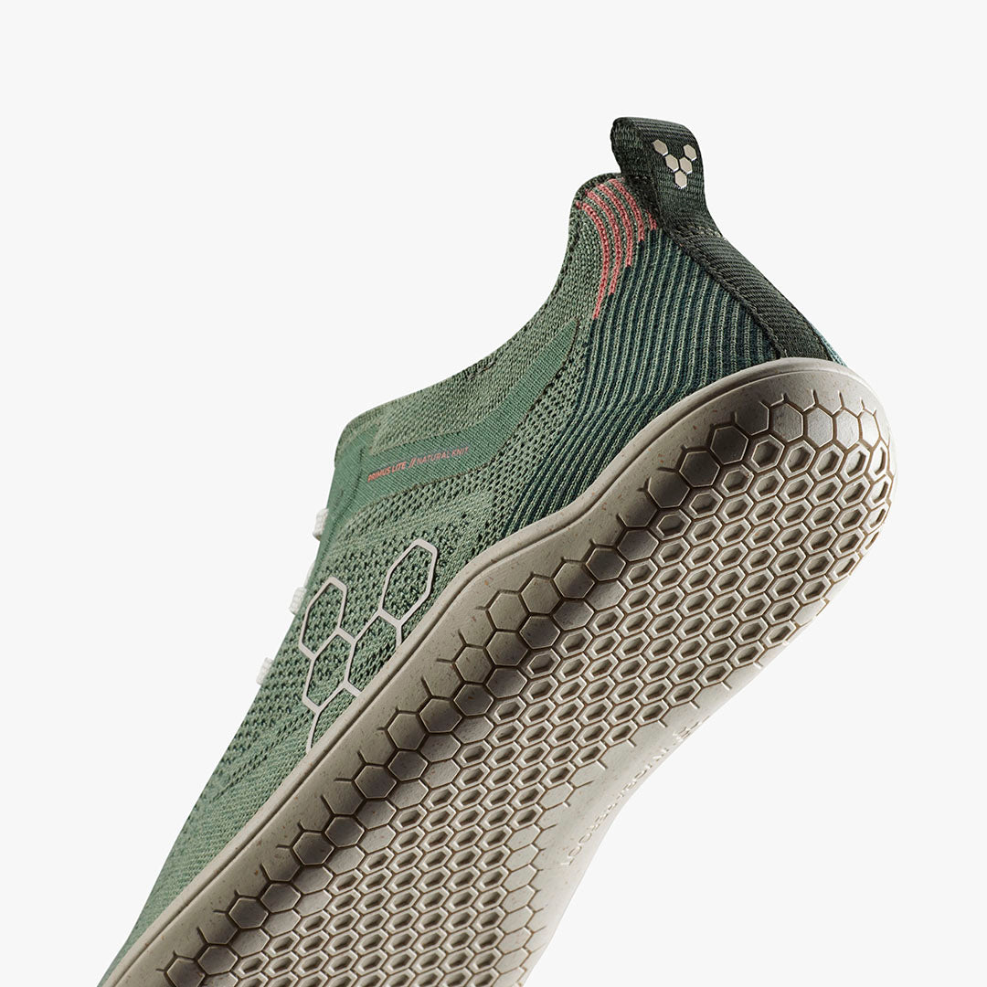 Vivobarefoot Primus Lite Knit Natural Womens – Dusty Green