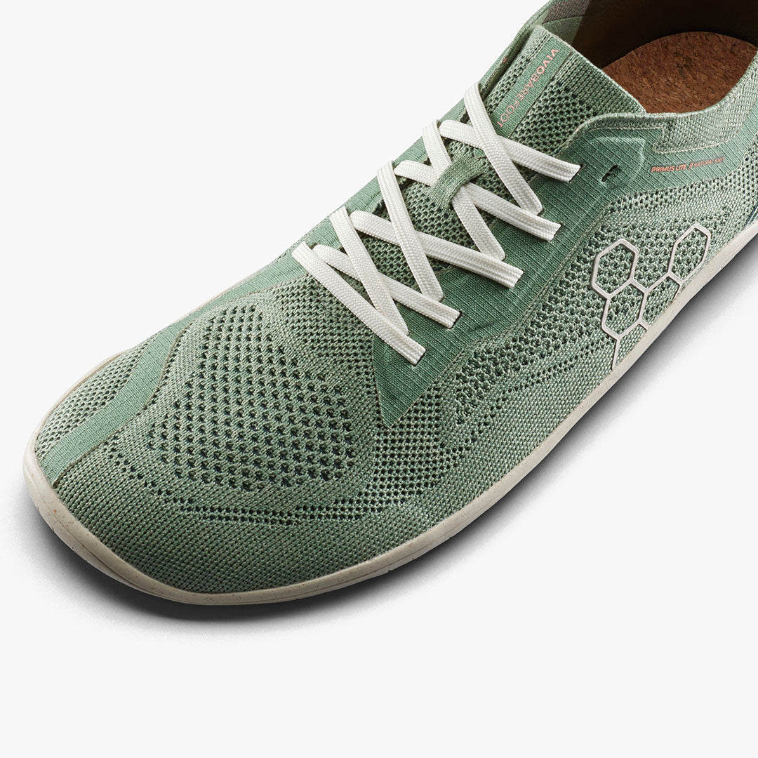 Vivobarefoot Primus Lite Knit Natural Womens – Dusty Green