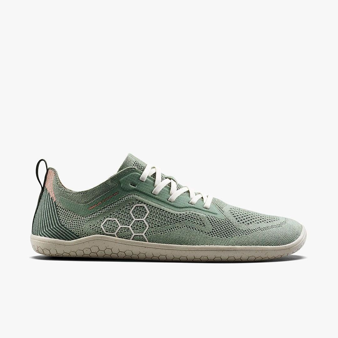 Vivobarefoot Primus Lite Knit Natural Womens – Dusty Green