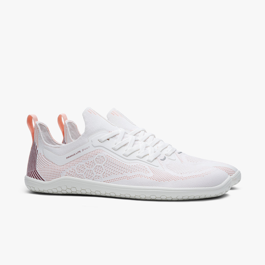 Vivobarefoot Primus Lite Knit Donna – Bianco/Pesca Melba