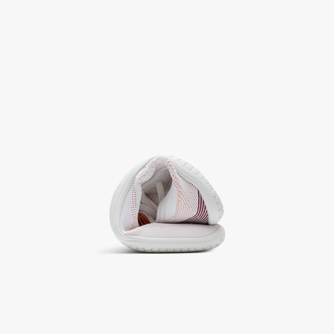 Vivobarefoot Primus Lite Knit Womens – White/Peach Melba