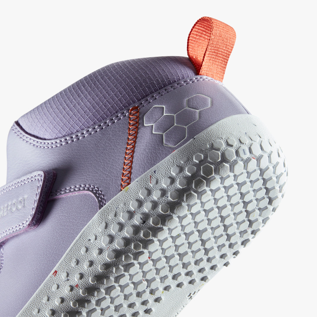 Vivobarefoot Primus Ludo Hi Juniors – Lilla