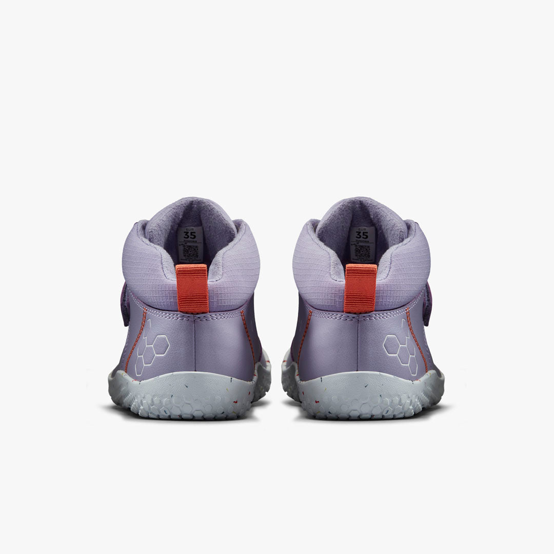 Vivobarefoot Primus Ludo Hi Juniors – Lilla