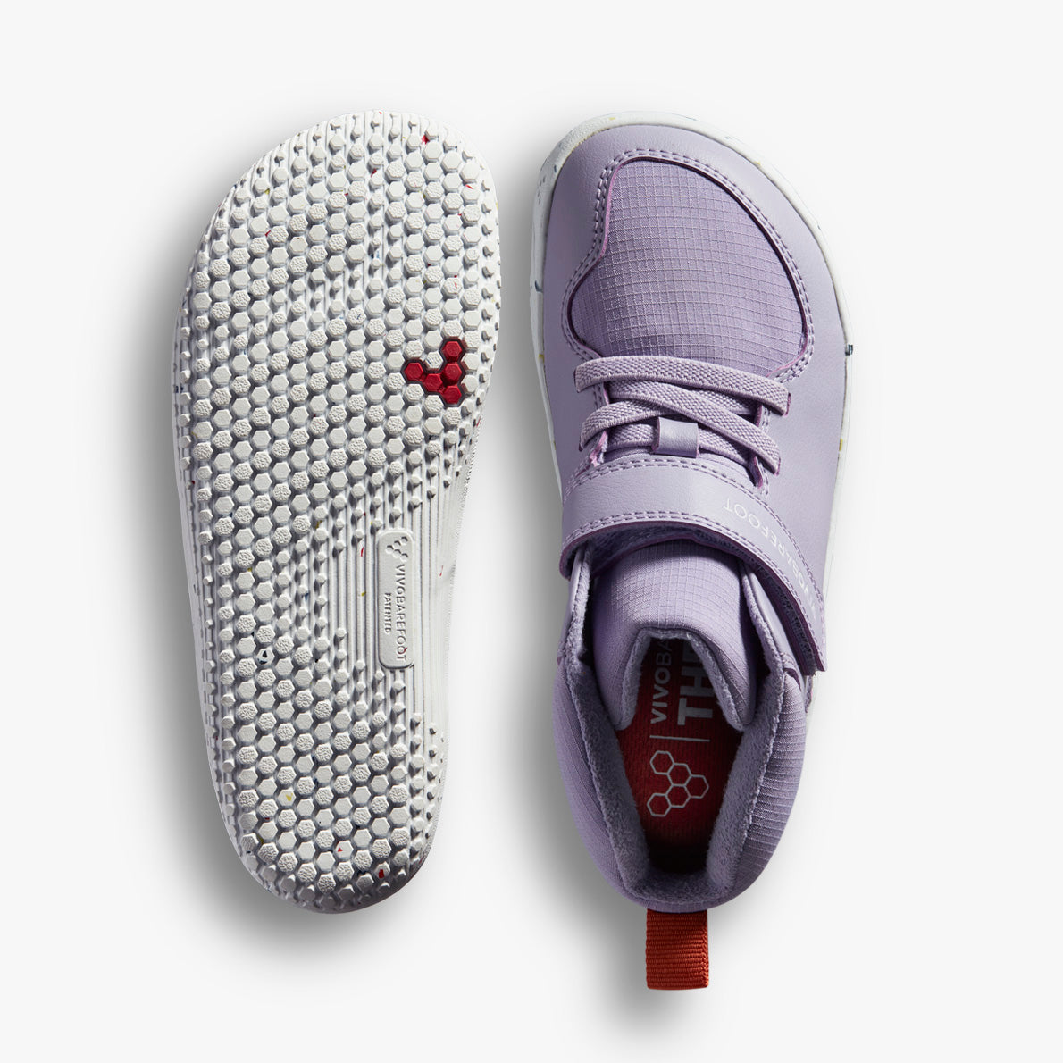 Vivobarefoot Primus Ludo Hi Kids – Lilla