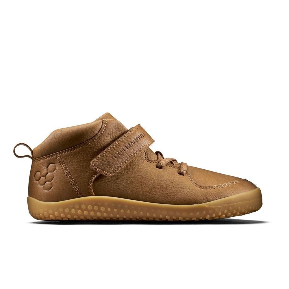 Vivobarefoot Primus Ludo Hi Winterised Juniors – Acorn