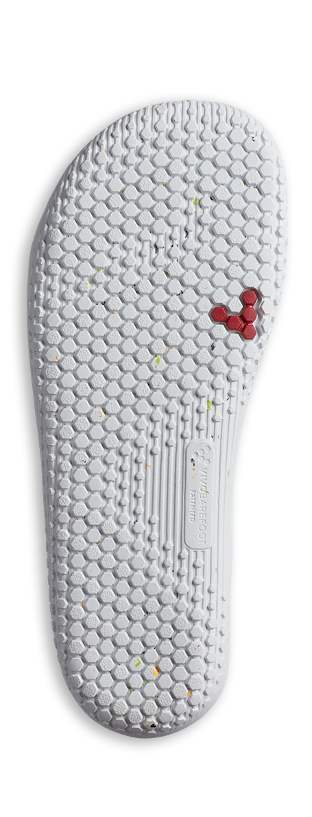 Vivobarefoot Primus Sport IV Preschool barfodssko til børn i farven unicorn, sål