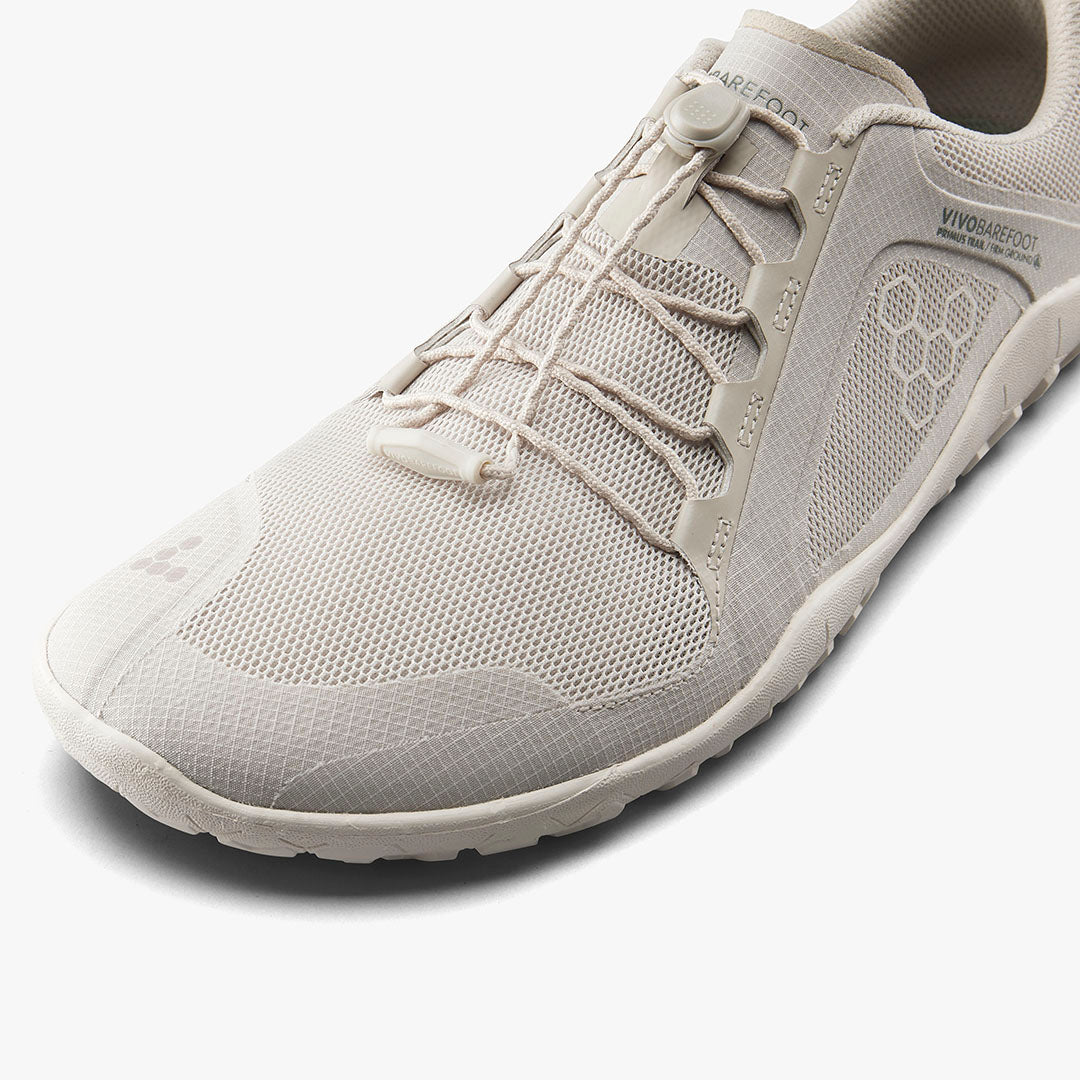 Vivobarefoot Primus Trail FG 3.5 Mens – Silver Birch