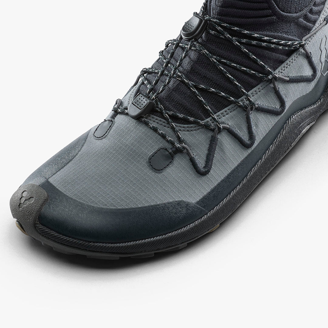 Vivobarefoot Primus Trail Flow Mid Mens – Dark Shadow