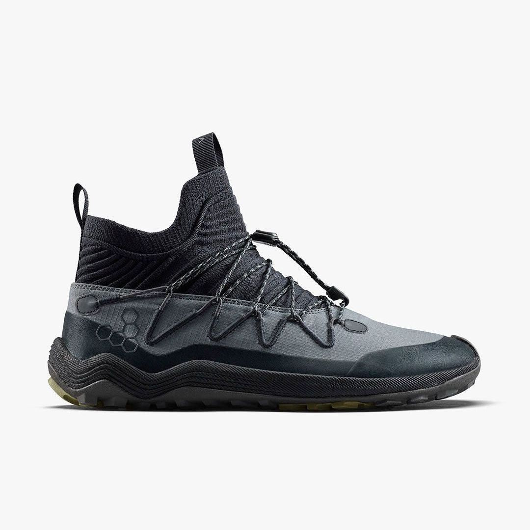 Vivobarefoot Primus Trail Flow Mid Mens – Dark Shadow