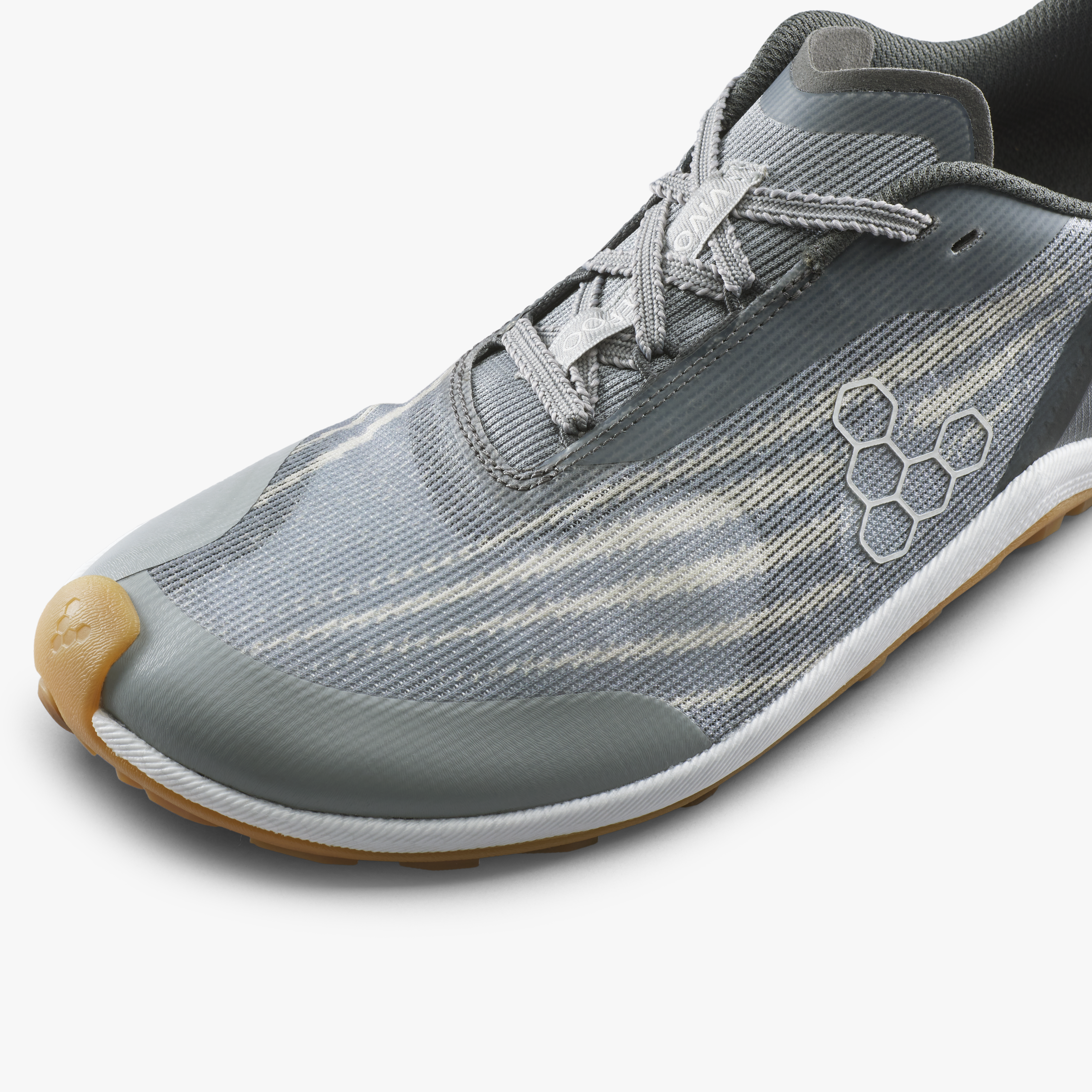 Vivobarefoot Primus Trail Flow Womens barfodssko til kvinder i farven dark olive, nærbillede