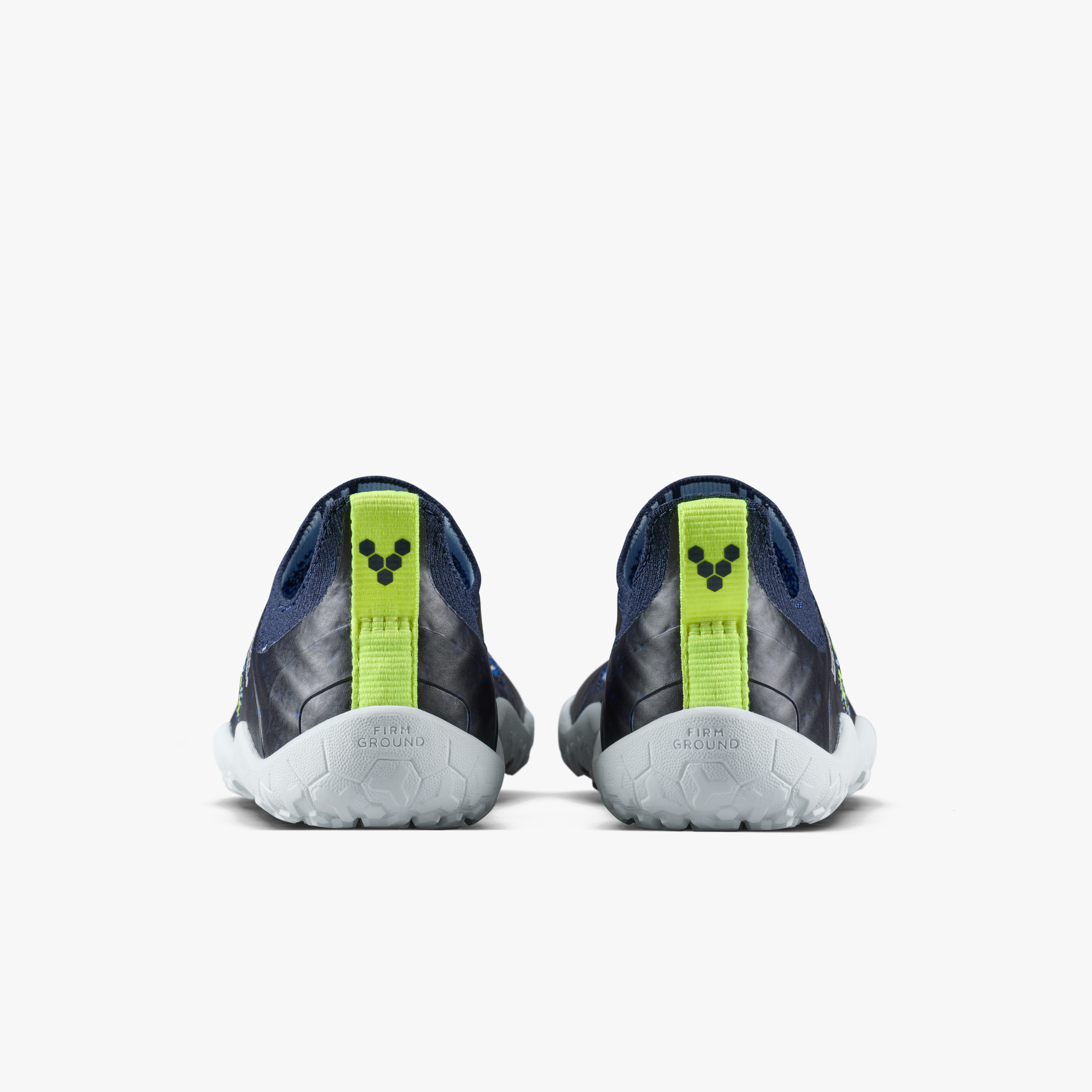 Vivobarefoot Primus Trail Knit FG Kids barfodssko til børn i farven night sky, bagfra