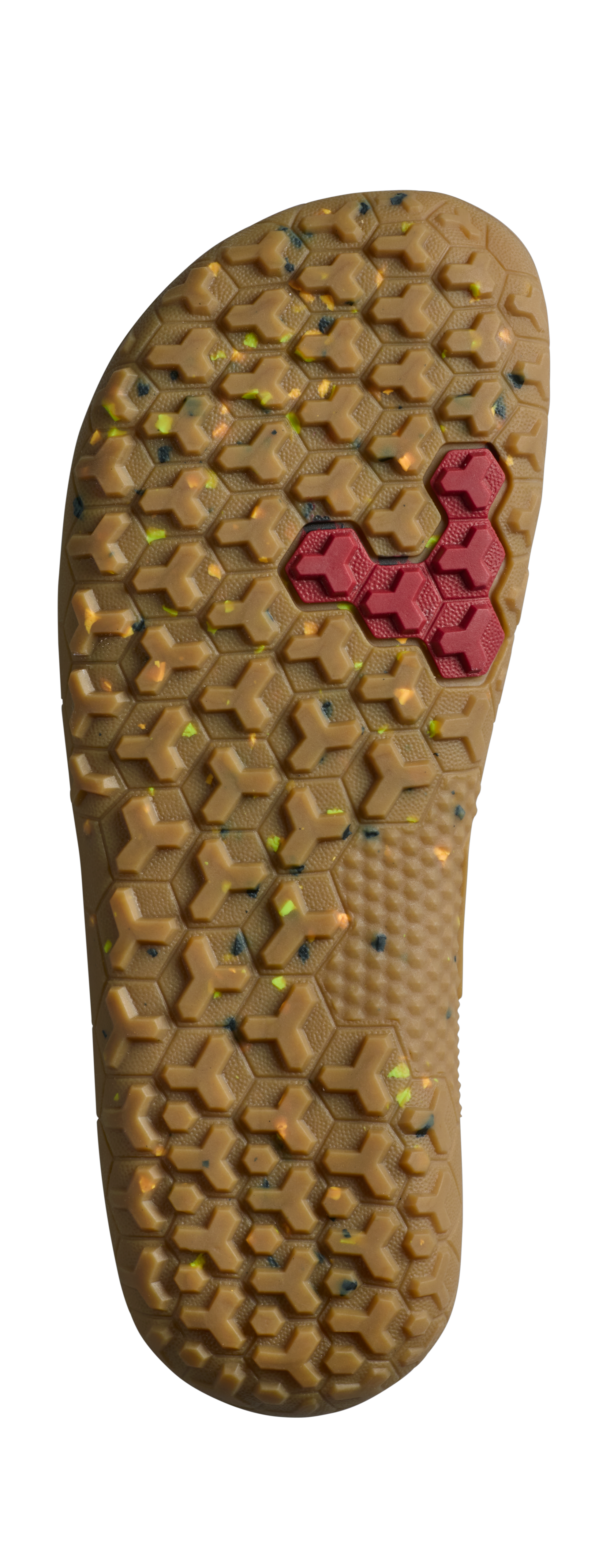 Vivobarefoot Primus Trail Knit FG Kids barfodssko til børn i farven shadow fern/ lemon zest, sål