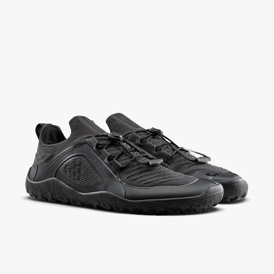 Vivobarefoot Primus Trail Knit FG Mens – Obsidian/Obsidian