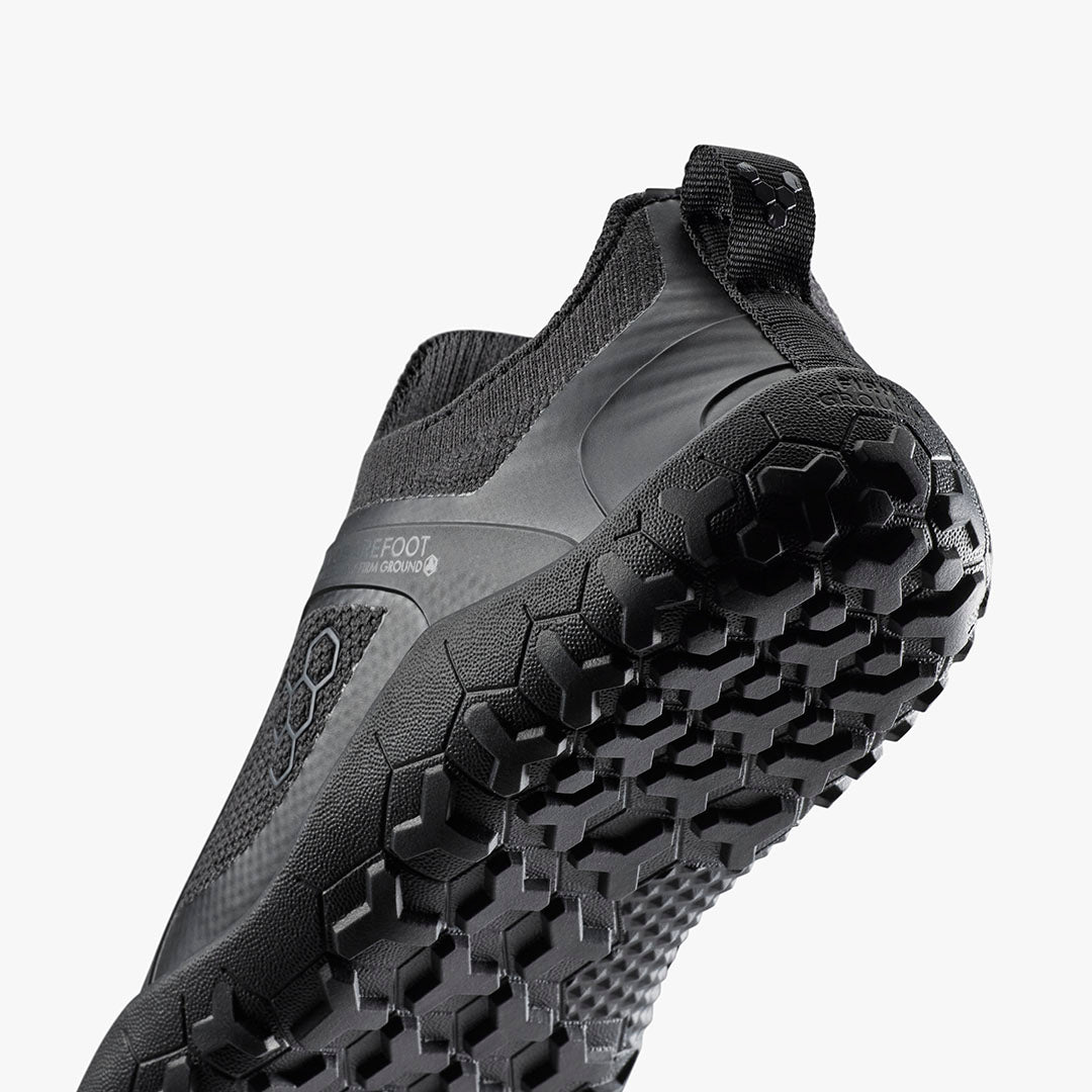 Vivobarefoot Primus Trail Knit FG Womens – Obsidian/Obsidian