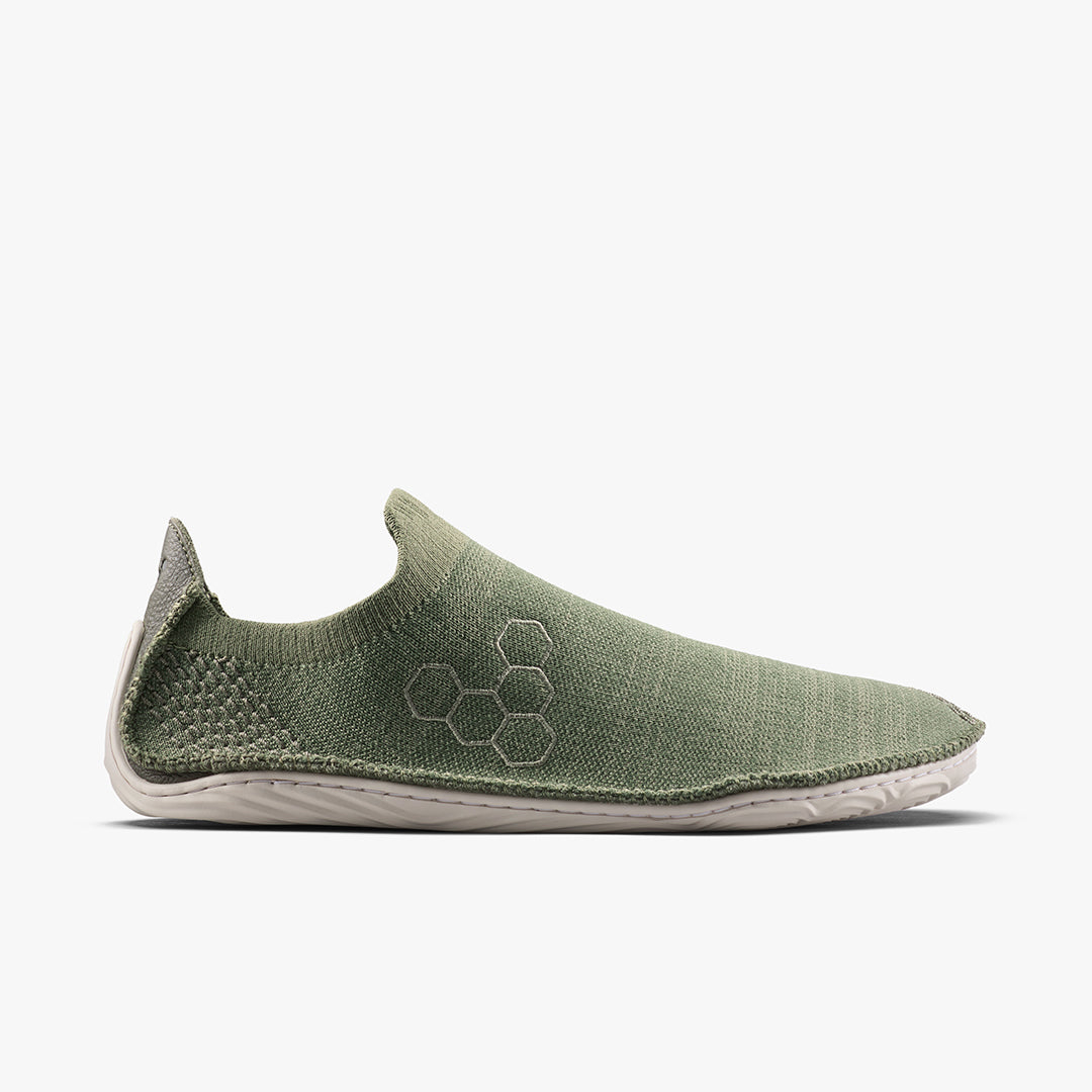 Vivobarefoot Sensus Slip On Knit Mens – Olive Night
