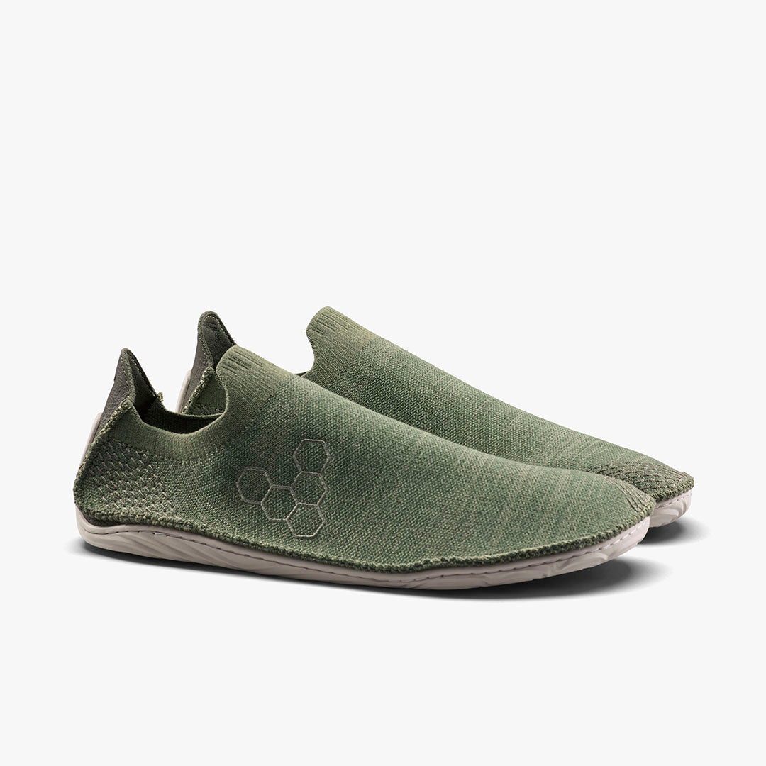 Vivobarefoot Sensus Slip On Knit Womens – Olive Night