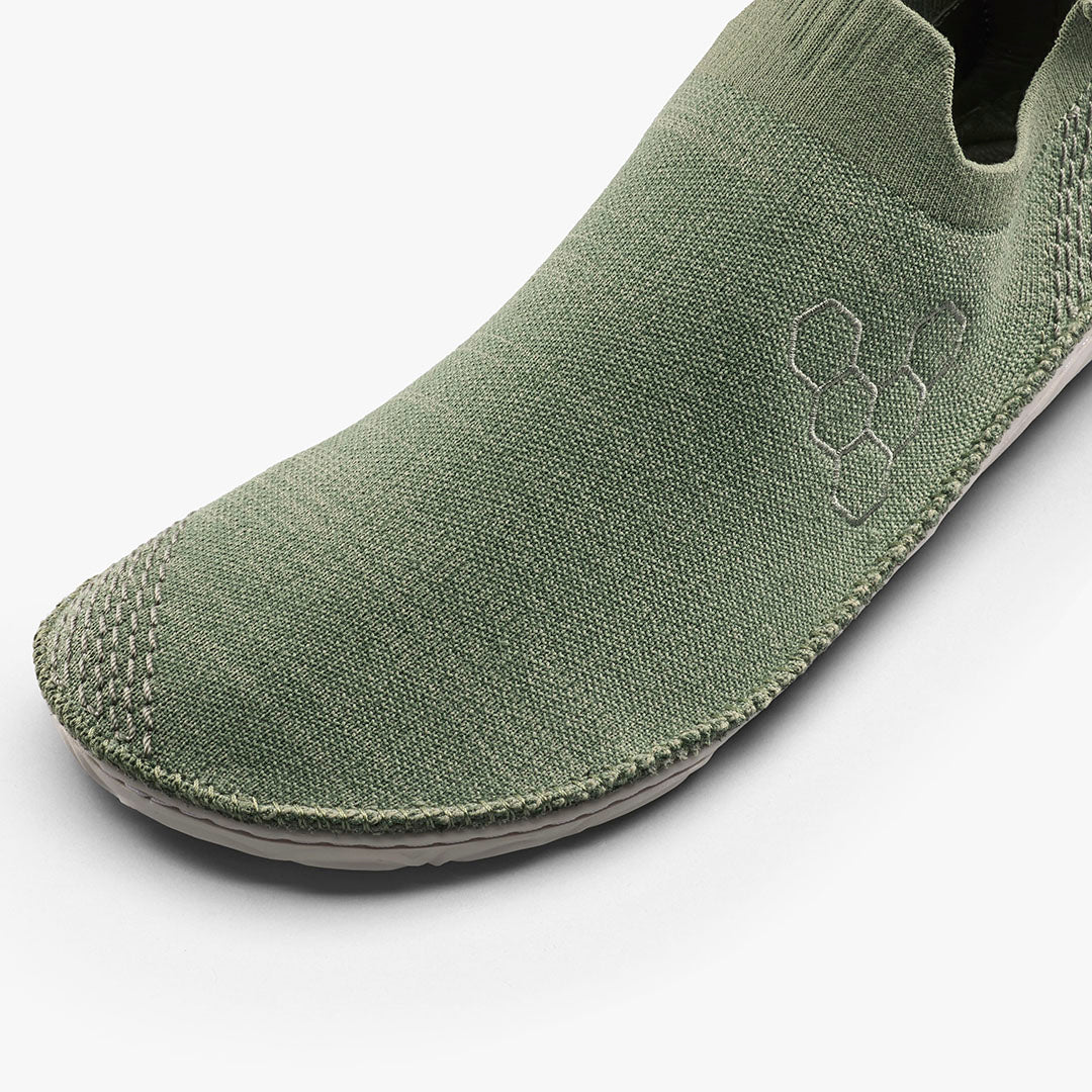 Vivobarefoot Sensus Slip On Knit Womens – Olive Night
