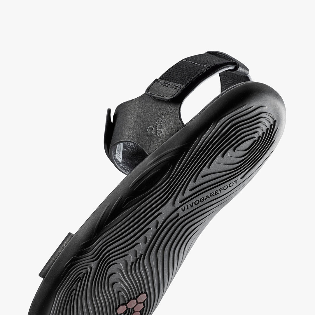 Vivobarefoot Sensus Yin Sandal Womens – Obsidian
