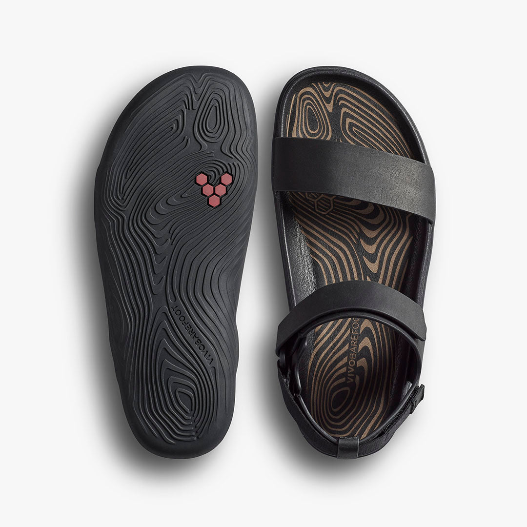 Vivobarefoot Sensus Yin Sandal Womens – Obsidian